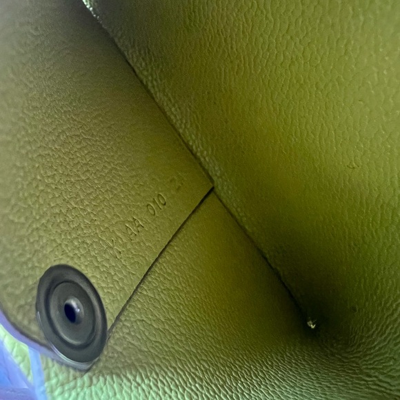 Hermes Yellow Chèvre Mysore Bastia Coin Pouch w/ Box - Picture 8 of 9